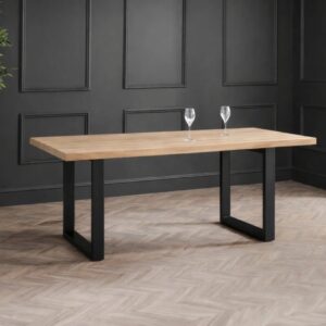 Berwick Oak Rectangular Dining Table - Seats 4 -6