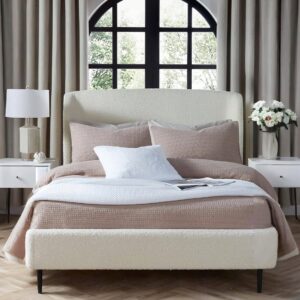 Eden Boucle Bed Frame - Ivory (2 Sizes)