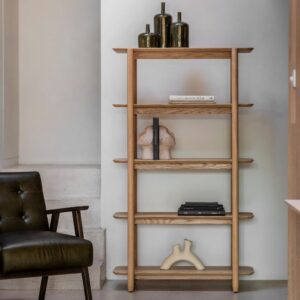 Hatfield Oak Open Shelving - Tall