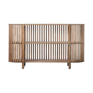 Valerie Slatted Console Table